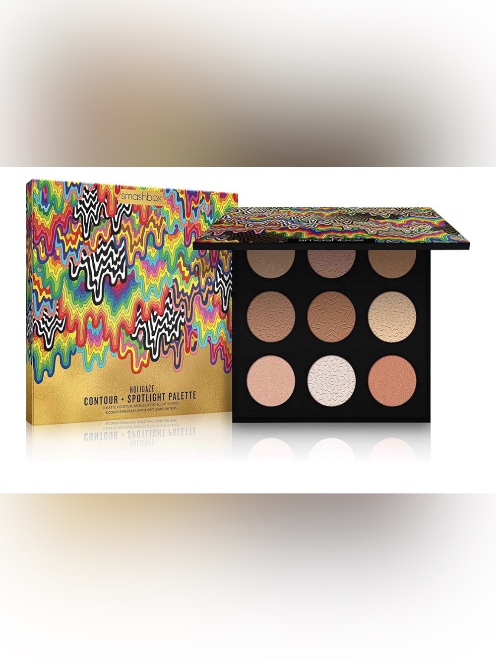 Smashbox Holidaze Contour + Spotlight Palette Pressed Powder (0.40 oz Shades)